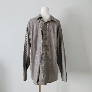 Oscar De La Renta menswear Size L button up shirt kase